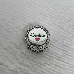 Pandora Abuelita Travel Exclusive Charm Pendant, S925 Silver Jewelry